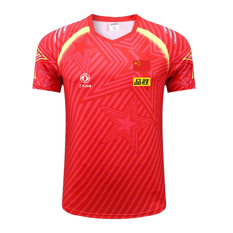 Πρωτάθλημα 2022 ΚΙΝΑ Ομαδικά μπλουζάκια πινγκ πονγκ σορτς Ανδρικά Γυναικεία Παιδική μπλούζα πινγκ πονγκ Μπλουζάκια πινγκ πονγκ αθλητικά πουκάμισα