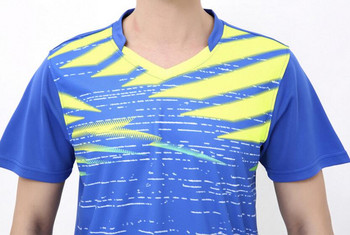 Νέα αθλητικά μπλουζάκια μπάντμιντον Προπόνηση Παιχνιδιού Τζέρσεϊ Ζευγάρια Unisex Πινγκ πονγκ και μπλουζάκια Δωρεάν αποστολή