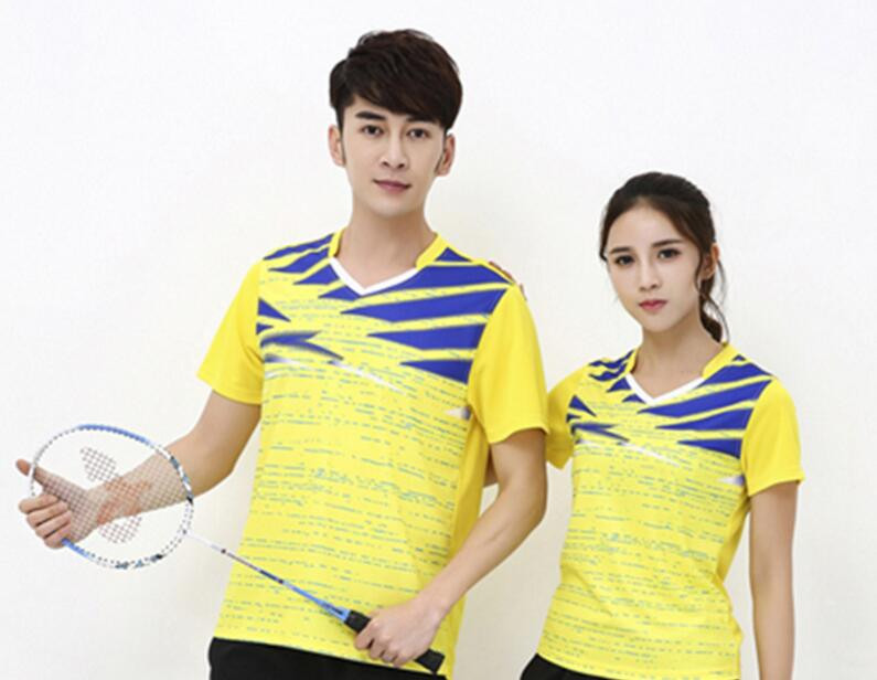 Új tollaslabda sportingek Játék edzőmez pároknak uniszex asztalitenisz és pólók ingyenes szállítás