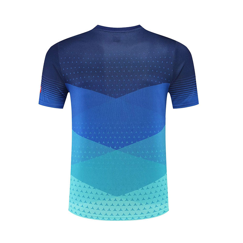 Pārdod jaunus sporta tenisa T-kreklus vīriešu sieviešu bērnu badmintona krekli Īsi galda tenisa krekliņi sporta skriešanas krekli