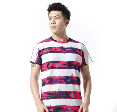 Jauni Badmintona krekli Vīrieši , sporta krekls Tenisa krekli Vīriešu , galda tenisa krekls , Quick dry Fitness sporta treniņu krekli 1013