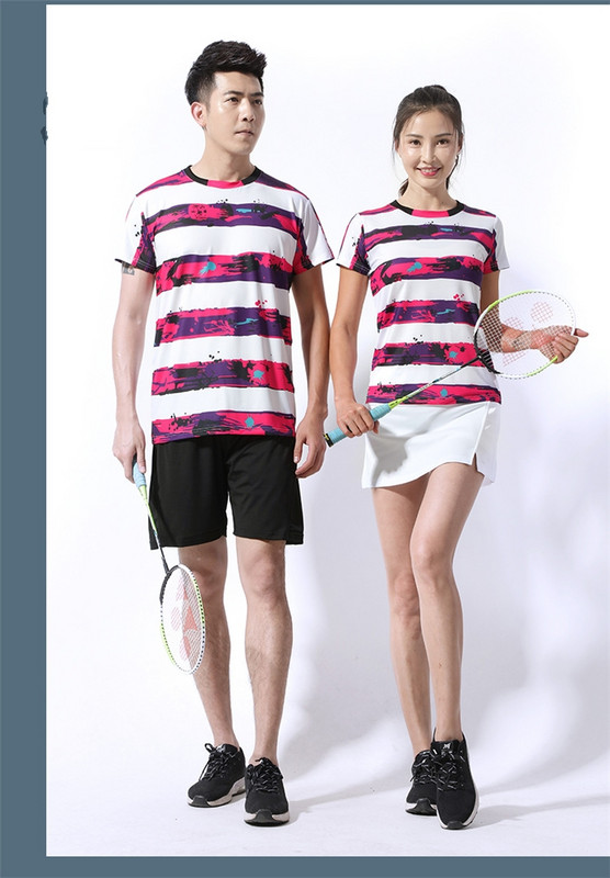 Jauni Badmintona krekli Vīrieši , sporta krekls Tenisa krekli Vīriešu , galda tenisa krekls , Quick dry Fitness sporta treniņu krekli 1013