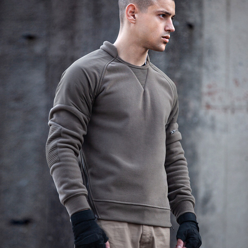 2023 m. naujiena Vyriški SWAT Taktiniai vilnoniai viršūnės Žiemos lauko stovyklavimas Žygio funkcija Pliušinė šilta karinė striukė Vyriški megztiniai