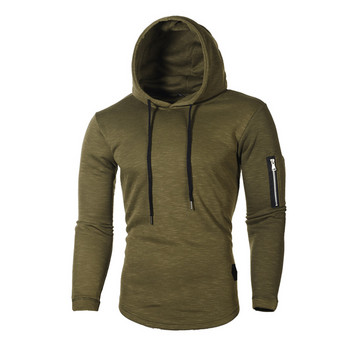 NO.2, Φθινοπωρινό Χειμερινό ανδρικό τρέξιμο Hoodie Quick Dry Workout αθλητικό μπουφάν Windbreaker Sportswear Προπόνηση γυμναστικής Φούτερ Ρούχα