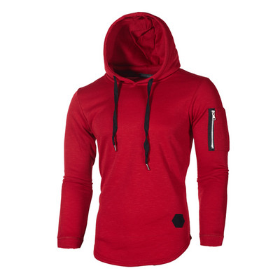 NR.2,Rudens Ziemas vīriešu skriešanas Hoodie Quick Dry Workout sporta jaka Vējjaka Sporta apģērbs Treniņu sporta krekli Apģērbs