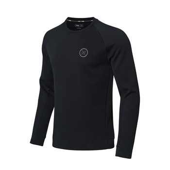 Мъжки пуловер Li-Ning Wade Series 3D Fitting Regular Fit 66% памук 34% полиестер Комфортна спортна суичър с качулка AWDN899 COND18