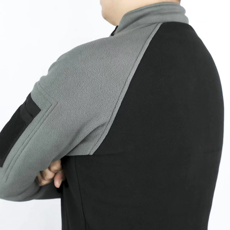 Új L3 kültéri taktikai gyapjú pulóver amerikai férfi SWAT melegvarrással, katonai karszalaggal, szélálló gallérral, meleg harci dzsekivel