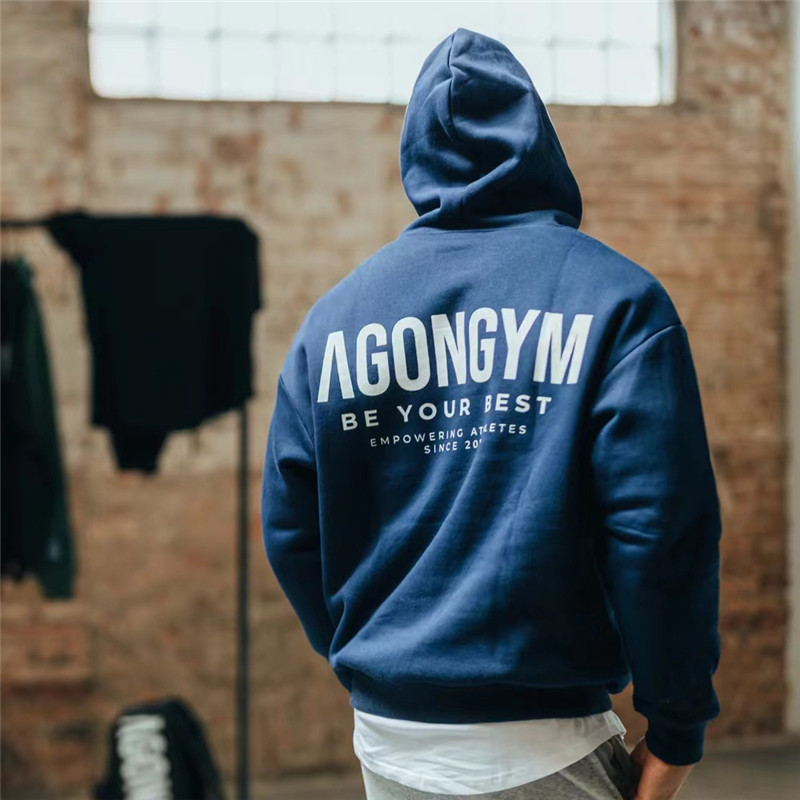 JAUNI Vīriešu Kapuči Trenažieru zāle Fitness Kultūrisms Sporta krekls Pulovers Sporta apģērbs Biezs Vīriešu Treniņš Treniņš Jakas ar kapuci Apģērbs