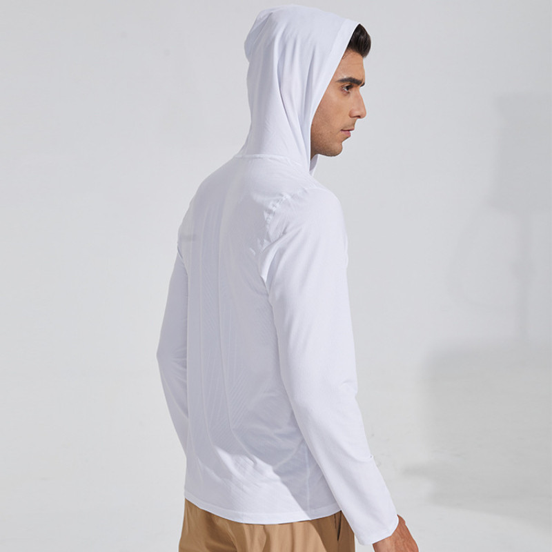 Treniņa sporta kapuce Āra Fitness Atpūta Skriešana ar garām piedurknēm T-krekls Sporta apģērbs Ātri žūstošs sviedrus absorbējošs treniņu krekls