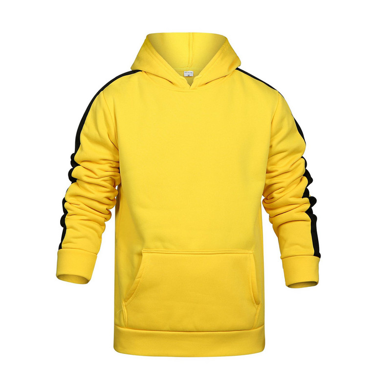 Pavasara un rudens jauns vīriešu džemperis, skriešanas sporta fitnesa apģērbs, ikdienas treniņu džemperis ar garām piedurknēm, svītrains ar kapuci