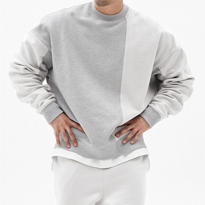 2021 Мъжки модни едноцветни топли качулки Памучни ежедневни суичъри С кръгло деколте Masculino Пуловери Streetwear Свободни палта M-3XL