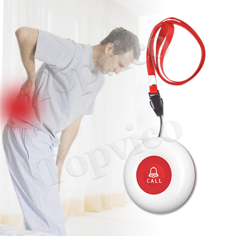 Nepieciešama Topvico SOS avārijas vecāka gadagājuma cilvēku panikas poga darbam ar Tuya Smart Life vai Rf433 mhz apskāvieniem mājas drošības sistēmai