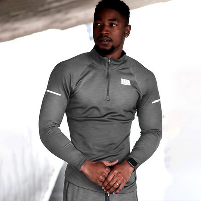 Mehed Fitness Spordijope Jõusaali Jooksukapuutsid Meeste Spordirõivad Treeningmantel Jooksu kapuutsiga särgid Välisjope MMA Dry Fit