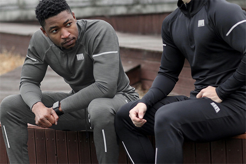 Vīriešu fitnesa sporta jaka Sporta zāle Skriešanas kapuces Vīriešu sporta apģērbs Treniņa mētelis Skriešanai ar kapuci Krekli āra sporta krekls MMA Dry Fit