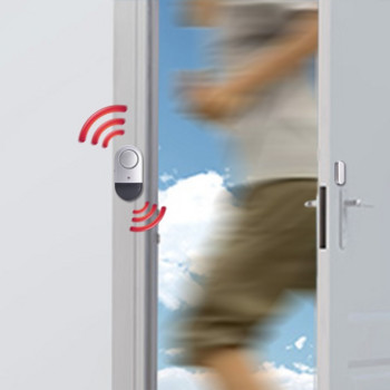 Безжична магнитна аларма за врата Домакински врати и прозорци Аларма против кражба Аларма за охрана на хотелски магазин