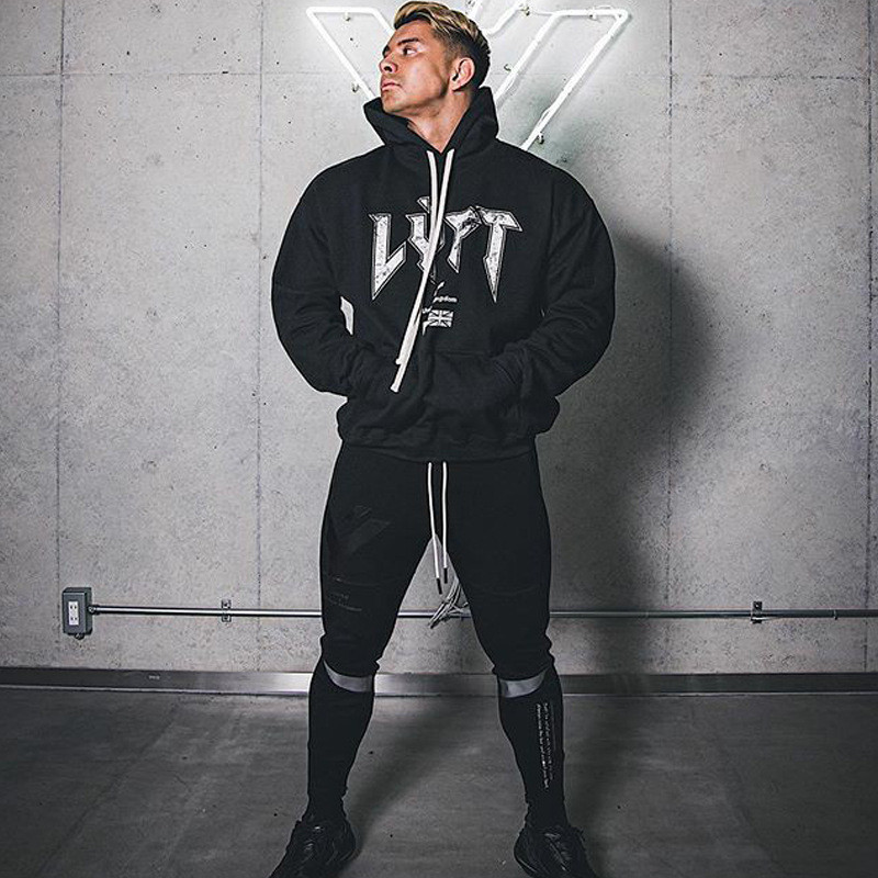 Fitnesa sporta kapuces ar kapuci Vīriešu skriešanas džemperis Treniņtērps sporta zāles kapuces Sporta apģērbs Treniņkrekli Fitnesa jakas