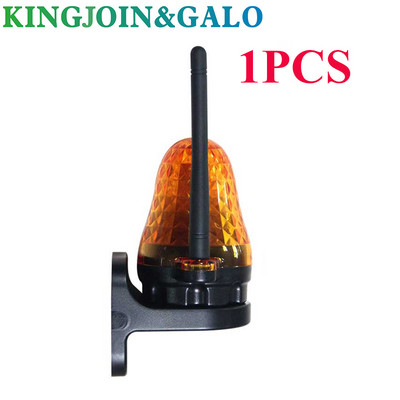 AC/DC 12V-265V LED kapuvillogó figyelmeztető lámpa riasztó lámpa lengő tolókapu nyitóhoz/sorompós kapu jelző villogó villogó lámpa