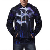 2018. gada vingrošanas džemperi treniņu džemperi vīriešu āra sporta džemperi ar kapuci Pulovers fitnesa džemperis galvaskauss skriešanas jaka