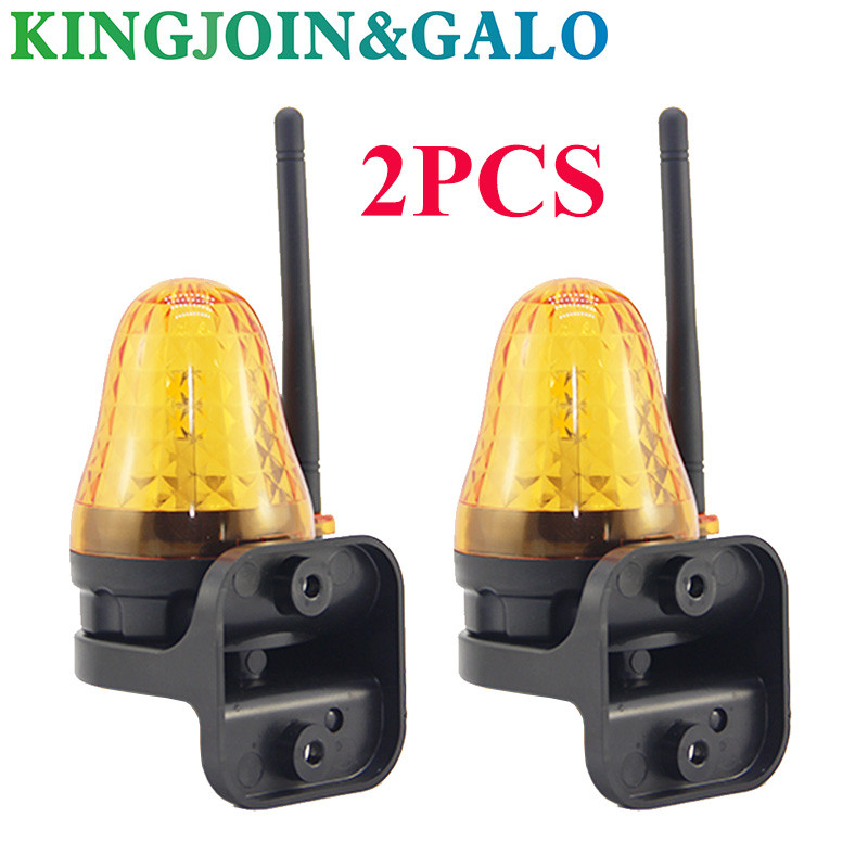 Universāls 12V līdz 265V āra LED signāla trauksmes gaismas mirgojošs avārijas brīdinājuma lampas sienas stiprinājums automātiskajam vārtu atvērējam