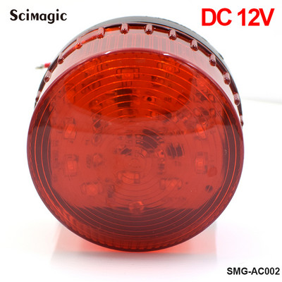 DC12V 24V AC 220V LED kapu villogó lámpa riasztó lámpa lengő tolókapu nyitó sorompó kapu jelző villogó villogó lámpa