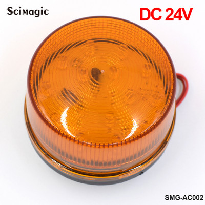DC12V 24V AC 220V LED kapu villogó lámpa riasztó lámpa lengő tolókapu nyitó sorompó kapu jelző villogó villogó lámpa