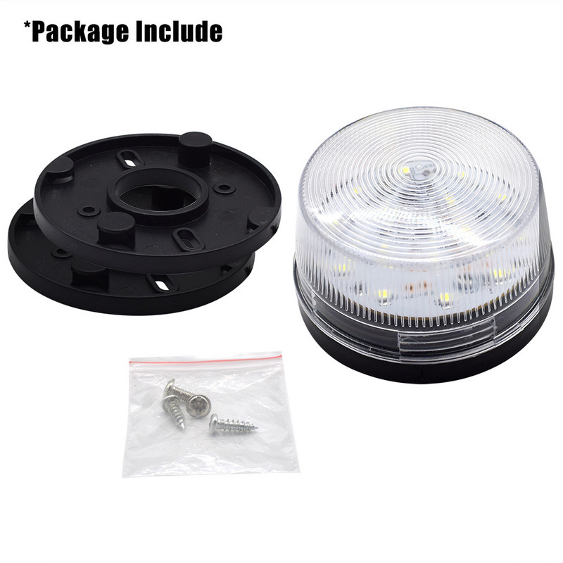 DC12V 24V kintamosios srovės 220V LED vartų mirksinčios šviesos lempos pavojaus signalo lempa, skirta varstomų stumdomų vartų atidarytuvo barjero vartų signalo blyksniai mirksi lempa