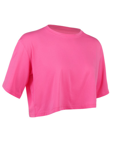 CRZ YOGA Moteriški Pima medvilniniai treniruočių apatiniai trumpomis rankovėmis bėgimo marškinėliai Laisvalaikiai sportiniai marškinėliai