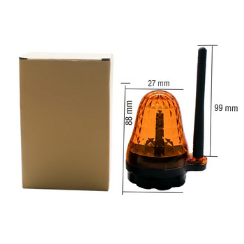 Универсална 12V 24V 220V външна LED сигнална алармена светлина Строб мигаща светлина Монтиране на стена Аварийна предупредителна лампа за отваряне на врата