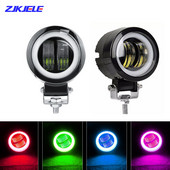 Veekindel ümmargused inglisilmad LED-hoiatustuli kaasaskantavad kohtvalgustid mootorratta maastikul veoauto sõiduauto paadi töötuled 10-30 V