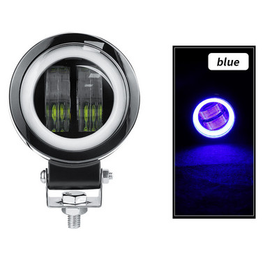Veekindel ümmargused inglisilmad LED-hoiatustuli kaasaskantavad kohtvalgustid mootorratta maastikul veoauto sõiduauto paadi töötuled 10-30 V