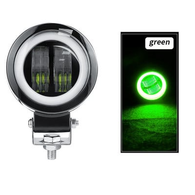 Veekindel ümmargused inglisilmad LED-hoiatustuli kaasaskantavad kohtvalgustid mootorratta maastikul veoauto sõiduauto paadi töötuled 10-30 V