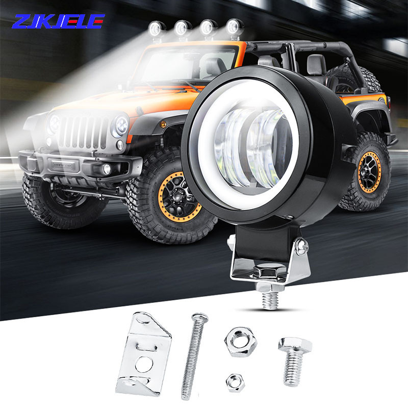 Veekindel ümmargused inglisilmad LED-hoiatustuli kaasaskantavad kohtvalgustid mootorratta maastikul veoauto sõiduauto paadi töötuled 10-30 V