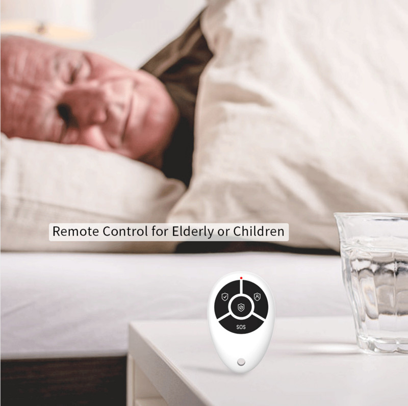 Staniot 4 gumba Protuprovalni pametni bežični daljinski upravljač 433Mhz za kućni protuprovalni alarmni sustav Podrška WIFI GSM 4G/2G