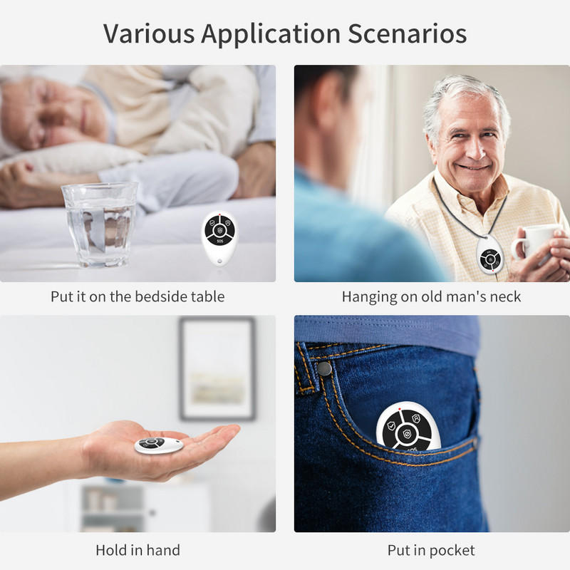 Staniot 4 gumba Protuprovalni pametni bežični daljinski upravljač 433Mhz za kućni protuprovalni alarmni sustav Podrška WIFI GSM 4G/2G