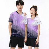 Férfi/nők/gyerek tollaslabda asztalitenisz póló Ruházat edzés gyakorlat Légáteresztő gyorsan száradó szövet Új érkezés