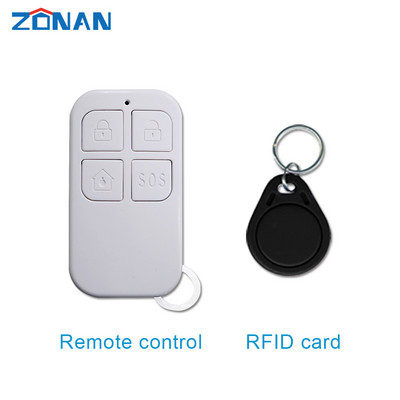 ZONAN R10+RFID висококачествено безжично дистанционно управление RFID карта Smartlife за домашна охранителна алармена система Цена на едро