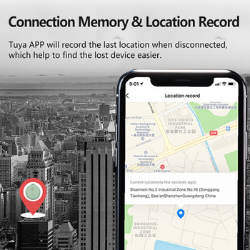 Tuya Smart Life Smart Tag Ασύρματη συμβατή με Bluetooth Tracker Child Bag Wallet Finder Key Finder Anti Lost Alarm Tracker