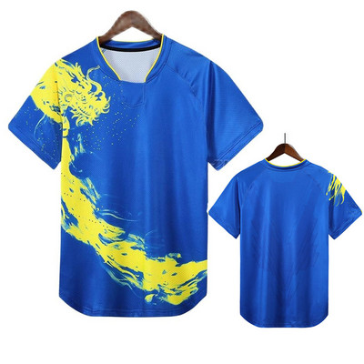 Μπλουζάκι πινγκ πονγκ της Κίνας Μπλουζάκια πινγκ πονγκ New Dragon National Chinese φανελάκια για άνδρες γυναίκες γυναίκες Ρούχα