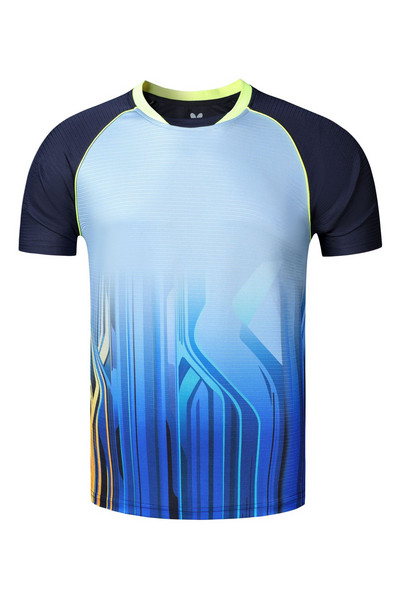 Férfi női asztalitenisz póló tollaslabda mez szabadtéri sport környakú edzés Légáteresztő fitnesz póló Ruhák Sportruházat