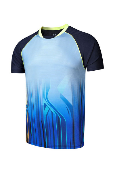 Férfi női asztalitenisz póló tollaslabda mez szabadtéri sport környakú edzés Légáteresztő fitnesz póló Ruhák Sportruházat