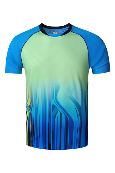 Férfi női asztalitenisz póló tollaslabda mez szabadtéri sport környakú edzés Légáteresztő fitnesz póló Ruhák Sportruházat