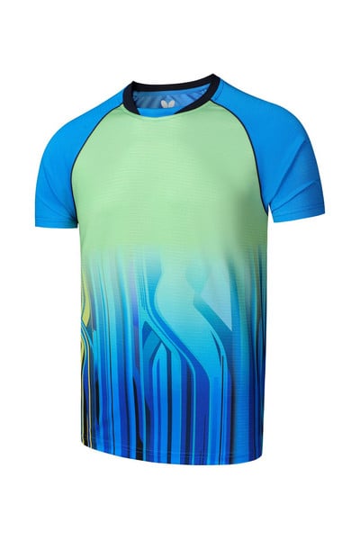 Férfi női asztalitenisz póló tollaslabda mez szabadtéri sport környakú edzés Légáteresztő fitnesz póló Ruhák Sportruházat