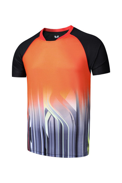 Férfi női asztalitenisz póló tollaslabda mez szabadtéri sport környakú edzés Légáteresztő fitnesz póló Ruhák Sportruházat