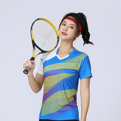Tüdrukute Lauatennise kampsunid Õuespordid Naiste sulgpalli T-särk Laste Tennisesärgid Jooksukomplekt Jõusaal Jooga Spordirõivad Riided