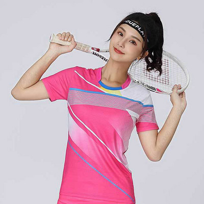 Tüdrukute Lauatennise kampsunid Õuespordid Naiste sulgpalli T-särk Laste Tennisesärgid Jooksukomplekt Jõusaal Jooga Spordirõivad Riided