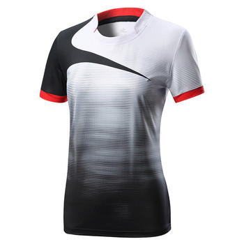 Νέο μπλουζάκι τένις 2020, ανδρικό/γυναικείο, αθλητικό μπλουζάκι μπάντμιντον Μπλουζάκια τένις, μπλουζάκι πινγκ πονγκ, μπλουζάκια προπόνησης για γρήγορο στεγνό παιχνίδι