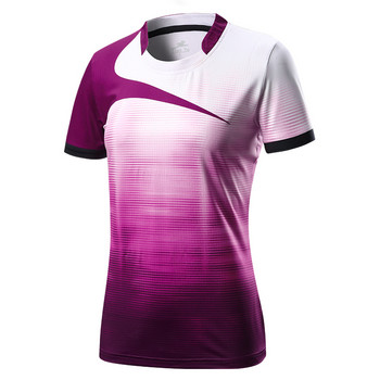 Нова тениска за мъже/жени 2020 г., спортна тениска за бадминтон, тениски за тенис, тениска за тенис на маса, тренировъчни тениски за бързо изсъхване на играта