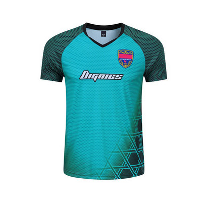 Unisex galda tenisa tērpu sacensību treniņš ar īsām piedurknēm ātri žūstošs elpojošs āra sporta apģērbs badmintonam skriešanai