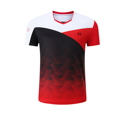 Férfi Női Gyorsszáraz Légáteresztő Rövid ujjú Fitness Edzés Póló Tenisz Tollaslabda Mez Ruházat Pingpong Sportruházat Edzés