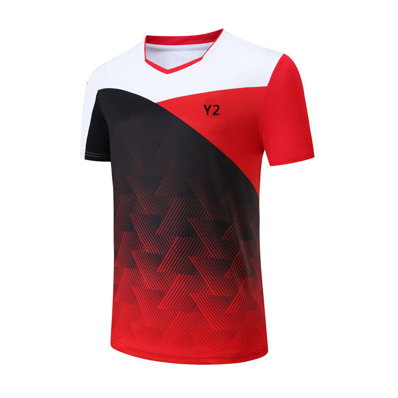 Férfi Női Gyorsszáraz Légáteresztő Rövid ujjú Fitness Edzés Póló Tenisz Tollaslabda Mez Ruházat Pingpong Sportruházat Edzés